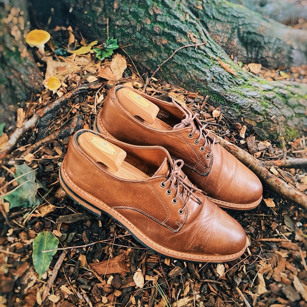 Rancourt & Co. Camden Derby - Natural Chromexcel- Mens 10.5